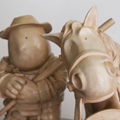 SANCHO Y ROCINANTE EN BUSCA DE CERVANTES (Ahora que estamos faltos de héroes)